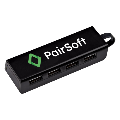 4-Port Traveler USB Hub With Phone Stand